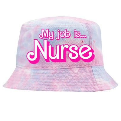 My Job Is Nurse Tie-Dyed Bucket Hat