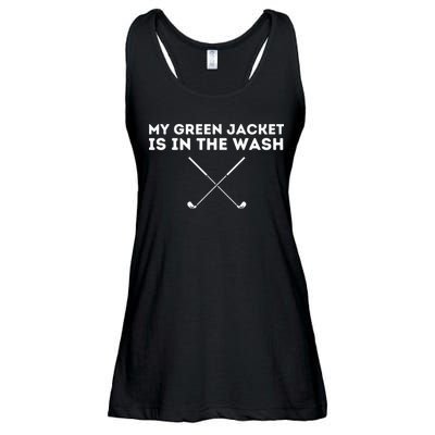 My Jacket Is In The Wash Golfing Lover & Master Golf Gift Ladies Essential Flowy Tank