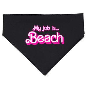 My Job Is Beach Retro USA-Made Doggie Bandana