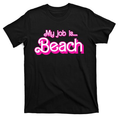 My Job Is Beach Retro T-Shirt