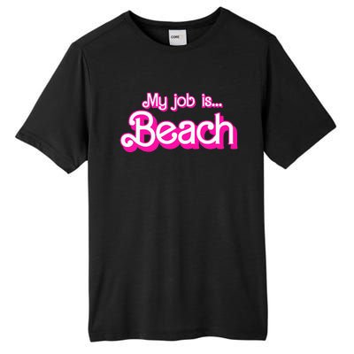 My Job Is Beach Retro Tall Fusion ChromaSoft Performance T-Shirt