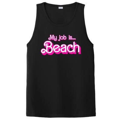 My Job Is Beach Retro PosiCharge Competitor Tank