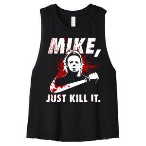 Mike Just Kill It Women's Racerback Cropped Tank