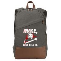 Mike Just Kill It Cotton Canvas Backpack