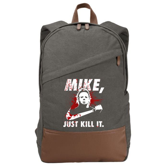 Mike Just Kill It Cotton Canvas Backpack