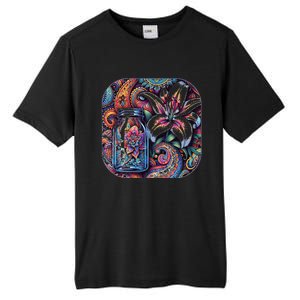 Magic Jar Lily Flower Paisley Garden Premium Tall Fusion ChromaSoft Performance T-Shirt