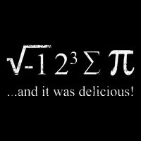 Mathematician Joke Math Saying I Ate Some Pie Math Student 7-Panel Snapback Hat