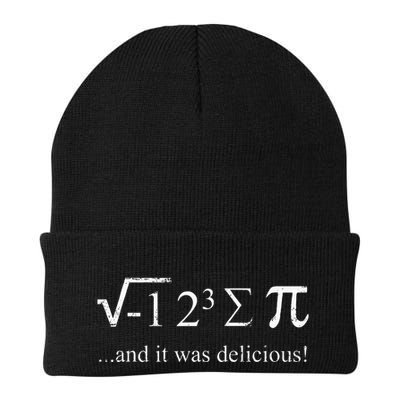 Mathematician Joke Math Saying I Ate Some Pie Math Student Knit Cap Winter Beanie