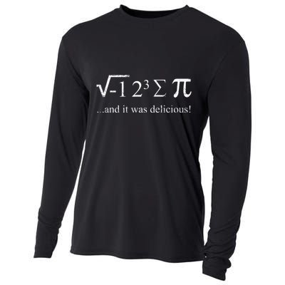 Mathematician Joke Math Saying I Ate Some Pie Math Student Cooling Performance Long Sleeve Crew