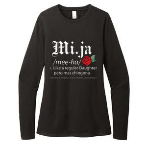 Mi Ja Mee Ha Like A Regular Daughter Per Mas Chingona Womens CVC Long Sleeve Shirt