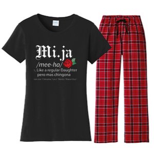 Mi Ja Mee Ha Like A Regular Daughter Per Mas Chingona Women's Flannel Pajama Set