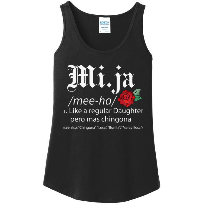 Mi Ja Mee Ha Like A Regular Daughter Per Mas Chingona Ladies Essential Tank