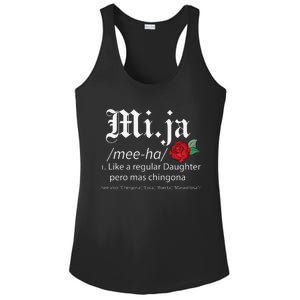 Mi Ja Mee Ha Like A Regular Daughter Per Mas Chingona Ladies PosiCharge Competitor Racerback Tank