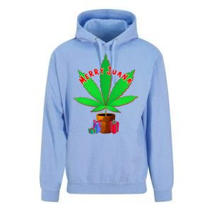 Merry Juana Marijuana Weed Mj Cannabis Christmas Tree Unisex Surf Hoodie