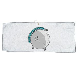 Moon Joke No One Visits Anymore Funny Science Astronomy Large Microfiber Waffle Golf Towel