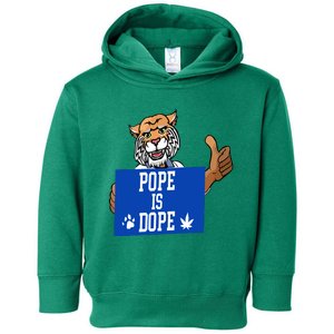 Matt Jones Pope Is Dope Tiger Toddler Hoodie