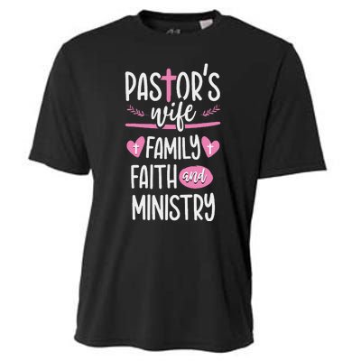 Ministry Jesus PastorS Wife Christian Church Appreciation Cooling Performance Crew T-Shirt