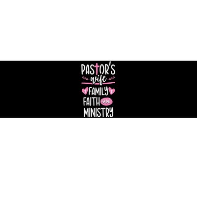 Ministry Jesus PastorS Wife Christian Church Appreciation Bumper Sticker