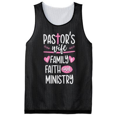 Ministry Jesus PastorS Wife Christian Church Appreciation Mesh Reversible Basketball Jersey Tank