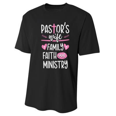 Ministry Jesus PastorS Wife Christian Church Appreciation Performance Sprint T-Shirt