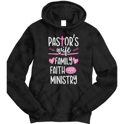 Ministry Jesus PastorS Wife Christian Church Appreciation Tie Dye Hoodie