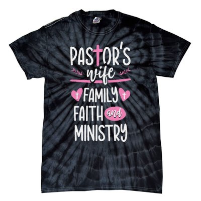 Ministry Jesus PastorS Wife Christian Church Appreciation Tie-Dye T-Shirt