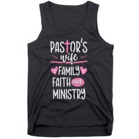 Ministry Jesus PastorS Wife Christian Church Appreciation Tank Top