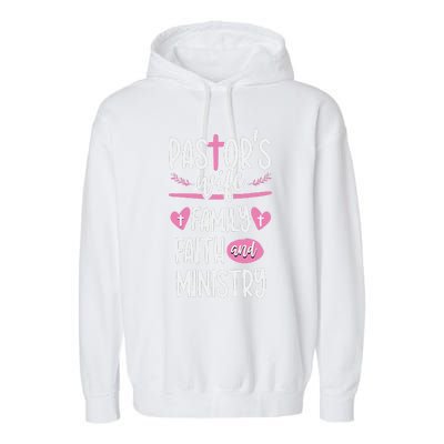 Ministry Jesus PastorS Wife Christian Church Appreciation Garment-Dyed Fleece Hoodie