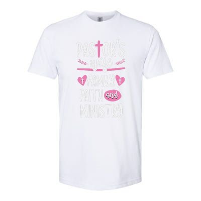 Ministry Jesus PastorS Wife Christian Church Appreciation Softstyle CVC T-Shirt