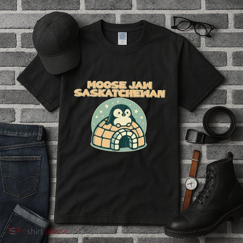 Moose Jaw Saskatchewan Canada Cute Penguin Tall T-Shirt