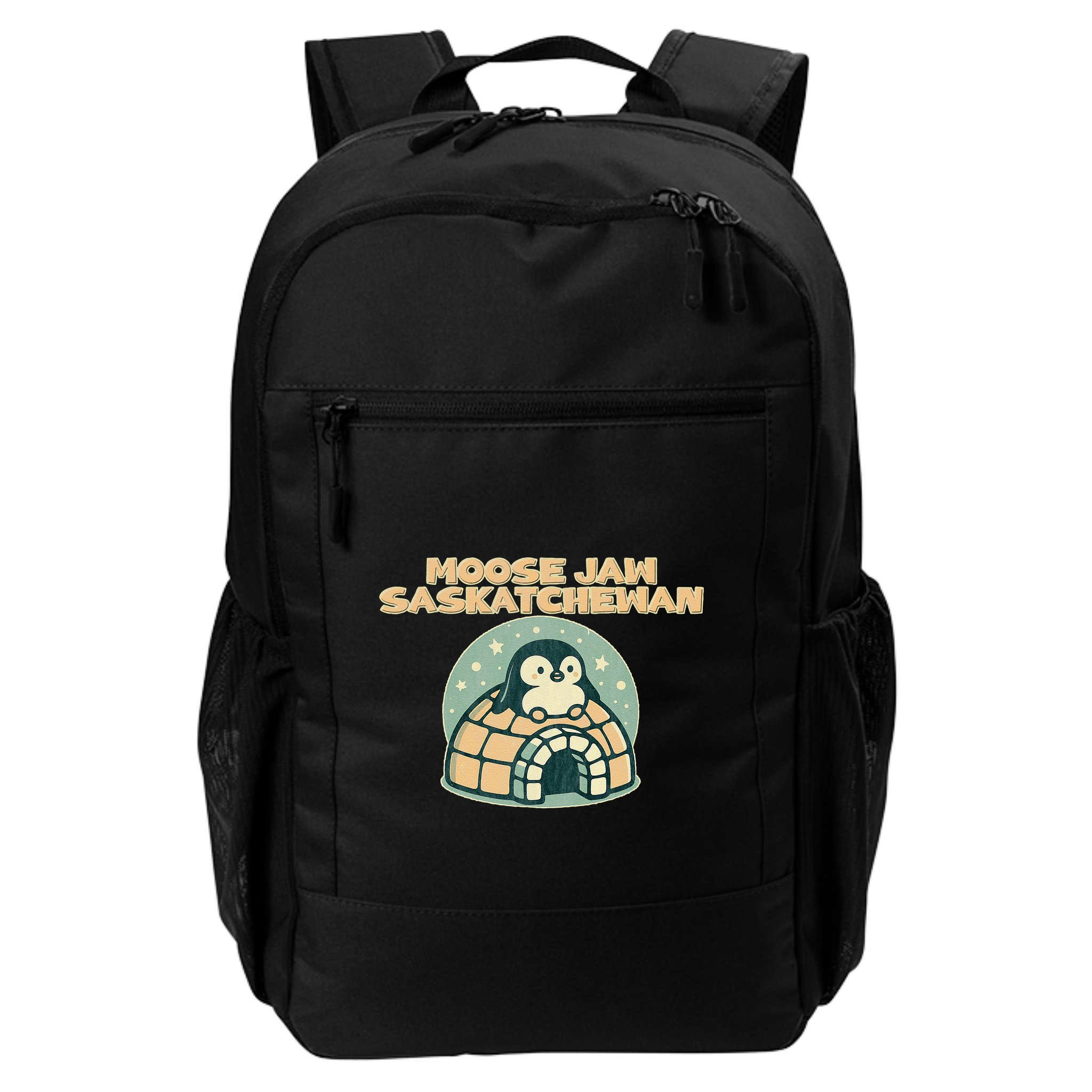 Moose Jaw Saskatchewan Canada Cute Penguin Backpack