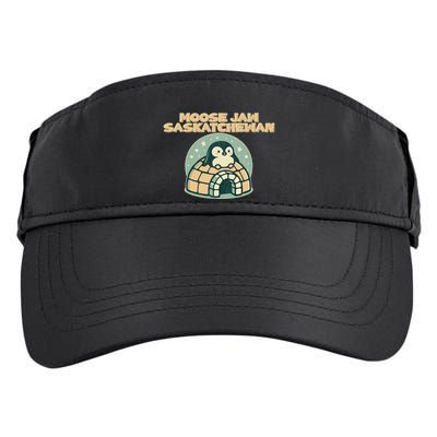 Moose Jaw Saskatchewan Canada Cute Penguin Adult Drive Performance Visor