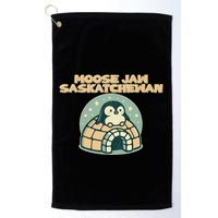 Moose Jaw Saskatchewan Canada Cute Penguin Golf Towel