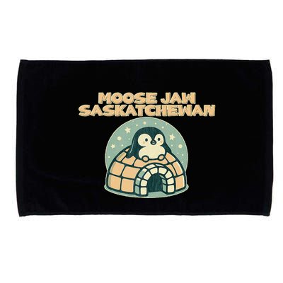 Moose Jaw Saskatchewan Canada Cute Penguin Microfiber Hand Towel