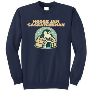 Moose Jaw Saskatchewan Canada Cute Penguin Sweatshirt