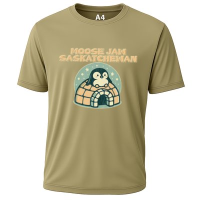 Moose Jaw Saskatchewan Canada Cute Penguin Performance Shirt