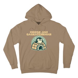 Moose Jaw Saskatchewan Canada Cute Penguin Hoodie