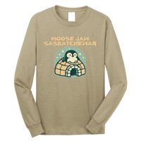 Moose Jaw Saskatchewan Canada Cute Penguin Long Sleeve Shirt