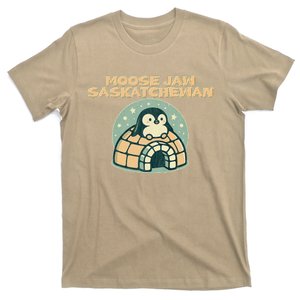 Moose Jaw Saskatchewan Canada Cute Penguin T-Shirt