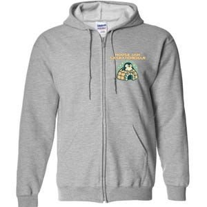 Moose Jaw Saskatchewan Canada Cute Penguin Full Zip Hoodie