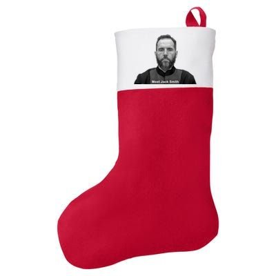 Meet Jack Smith Political Felt Holiday Christmas Stocking