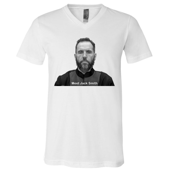 Meet Jack Smith Political V-Neck T-Shirt