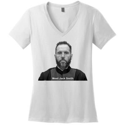 Meet Jack Smith Political Women's V-Neck T-Shirt