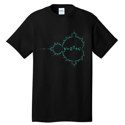 Mandelbrot Julia Set Fractal Complex Number Equation Algebra Tall T-Shirt