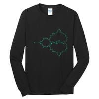 Mandelbrot Julia Set Fractal Complex Number Equation Algebra Tall Long Sleeve T-Shirt