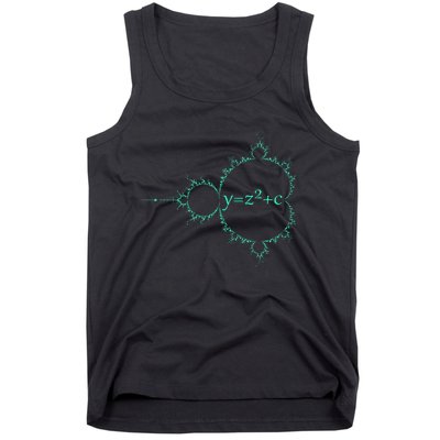 Mandelbrot Julia Set Fractal Complex Number Equation Algebra Tank Top