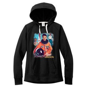 Ms Jemison Tribute Black History Month Future Astronaut Women's Fleece Hoodie