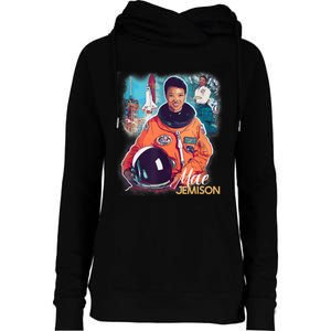 Ms Jemison Tribute Black History Month Future Astronaut Womens Funnel Neck Pullover Hood