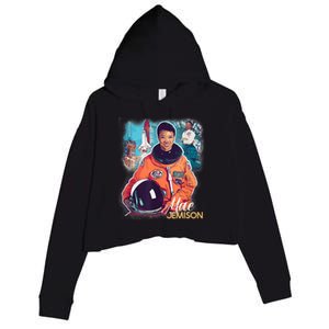 Ms Jemison Tribute Black History Month Future Astronaut Crop Fleece Hoodie