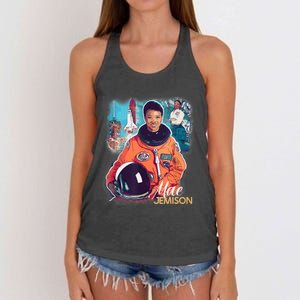 Ms Jemison Tribute Black History Month Future Astronaut Women's Knotted Racerback Tank